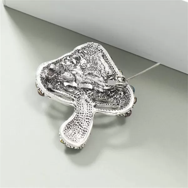 Rhinestone Mushroom Brooch Pin for Women Girls Teens Silver Tone Boho Vintage Pink AB Crystal Brooches Lapel Pins Creative Badge Dress Suit Scarft Accessories Holiday Anniversary Party Jewelry Dainty GiftRhinestone Mushroom Brooch Pin for Women Girls Teens Silver Tone Boho Vintage Pink AB Crystal Brooches Lapel Pins Creative Badge Dress Suit Scarft Accessories Holiday Anniversary Party Jewelry Dainty Gift