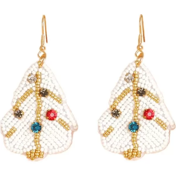 Beaded Christmas Earrings for Women Girls Colorful Cubic Zirconia White Green Red Ball Beads Statement Drop Dangling Hook Stud Hypoallergenic Boho Xmas New Year Jewelry Gifts ChristmastreeBeaded Christmas Earrings for Women Girls Colorful Cubic Zirconia White Green Red Ball Beads Statement Drop Dangling Hook Stud Hypoallergenic Boho Xmas New Year Jewelry Gifts Christmastree