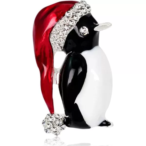 Christmas Santa Penguin Rhinestone Brooches for Women Girls Fashion Antique Alloy Enameled Cute CZ Red Hat Bird Animal Brooch Pins Scarves Shawl Clip Neck Bow Tie Necktie Dress Accessories JewelryChristmas Santa Penguin Rhinestone Brooches for Women Girls Fashion Antique Alloy Enameled Cute CZ Red Hat Bird Animal Brooch Pins Scarves Shawl Clip Neck Bow Tie Necktie Dress Accessories Jewelry