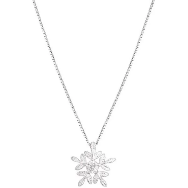 Crystal Snowflake Necklace for Women Girls S925 Sterling Silver White Gold Plated Charm Cubic Zirconia Cute Winter Flower Pendant Choker Adjustable Box Chain 18 Inch Delicate Wedding Christmas GiftsCrystal Snowflake Necklace for Women Girls S925 Sterling Silver White Gold Plated Charm Cubic Zirconia Cute Winter Flower Pendant Choker Adjustable Box Chain 18 Inch Delicate Wedding Christmas Gifts