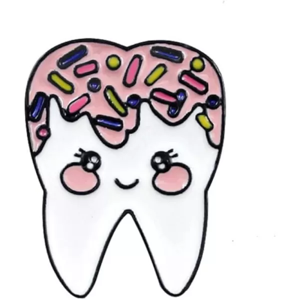 Cute Enamel Teeth Brooch Pin for Women Girls Fashion Unisex Cartoon Costumes Badges Lapel Pins Campus Dress Accessories Medical Jewelry Souvenir Gift Doctor Nurse Graduation StudentCute Enamel Teeth Brooch Pin for Women Girls Fashion Unisex Cartoon Costumes Badges Lapel Pins Campus Dress Accessories Medical Jewelry Souvenir Gift Doctor Nurse Graduation Student