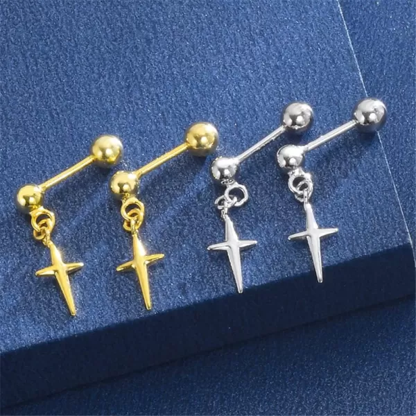 20G Minimalist Cross Ball Stud Earrings for Women Girls S925 Sterling Silver Hypoallergenic Cartilage Faith Drop Dangle Barbell Scewback Tragus Daith Fashion Punk Ear Piercing Jewelry Unique Gifts20G Minimalist Cross Ball Stud Earrings for Women Girls S925 Sterling Silver Hypoallergenic Cartilage Faith Drop Dangle Barbell Scewback Tragus Daith Fashion Punk Ear Piercing Jewelry Unique Gifts