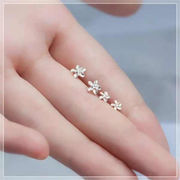3 Pairs Tiny Flower Stud Earrings Sterling Silver Set for Women Girls Cute Cartilage 20g Studs Tragus Post Pin Hypoallergenic Piercing Body Jewelry Christmas Valentines Day Birthday Gifts3 Pairs Tiny Flower Stud Earrings Sterling Silver Set for Women Girls Cute Cartilage 20g Studs Tragus Post Pin Hypoallergenic Piercing Body Jewelry Christmas Valentines Day Birthday Gifts