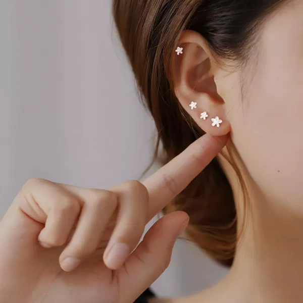 3 Pairs Tiny Flower Stud Earrings Sterling Silver Set for Women Girls Cute Cartilage 20g Studs Tragus Post Pin Hypoallergenic Piercing Body Jewelry Christmas Valentines Day Birthday Gifts3 Pairs Tiny Flower Stud Earrings Sterling Silver Set for Women Girls Cute Cartilage 20g Studs Tragus Post Pin Hypoallergenic Piercing Body Jewelry Christmas Valentines Day Birthday Gifts
