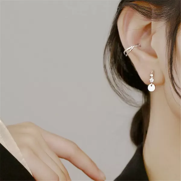 Ball Bead Disc Small Cartilage Hoop Sterling Silver Earrings for Women Girls Tiny Cubic Zirconia CZ Sequin Dangle Drop Huggie 75mm Hoops Hypoallergenic Dainty Jewelry for Petite EarlobeBall Bead Disc Small Cartilage Hoop Sterling Silver Earrings for Women Girls Tiny Cubic Zirconia CZ Sequin Dangle Drop Huggie 75mm Hoops Hypoallergenic Dainty Jewelry for Petite Earlobe