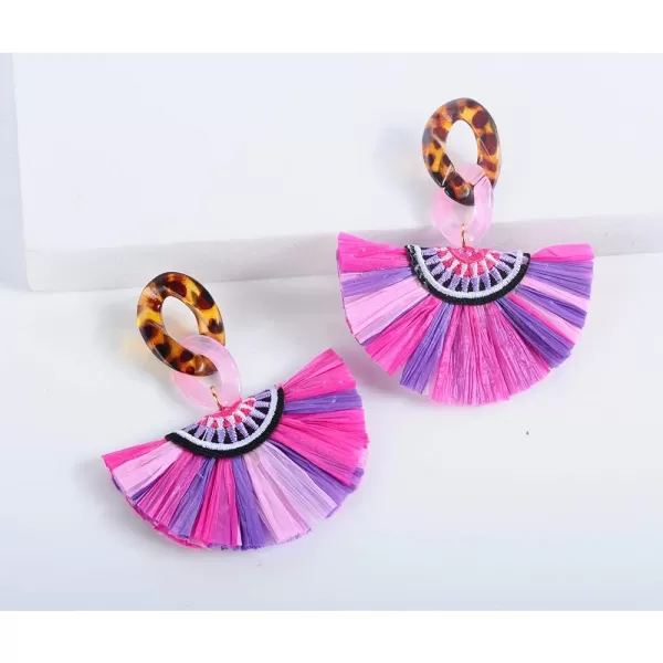 Boho Acrylic Fan Tassel Drop Statement Earrings for Women Girls Resin Tortoiseshell Chain Confetti Dangling Stud Earring Lightweight Handmade Bohemian Ethnic Summer Beach Y2K JewelryBoho Acrylic Fan Tassel Drop Statement Earrings for Women Girls Resin Tortoiseshell Chain Confetti Dangling Stud Earring Lightweight Handmade Bohemian Ethnic Summer Beach Y2K Jewelry