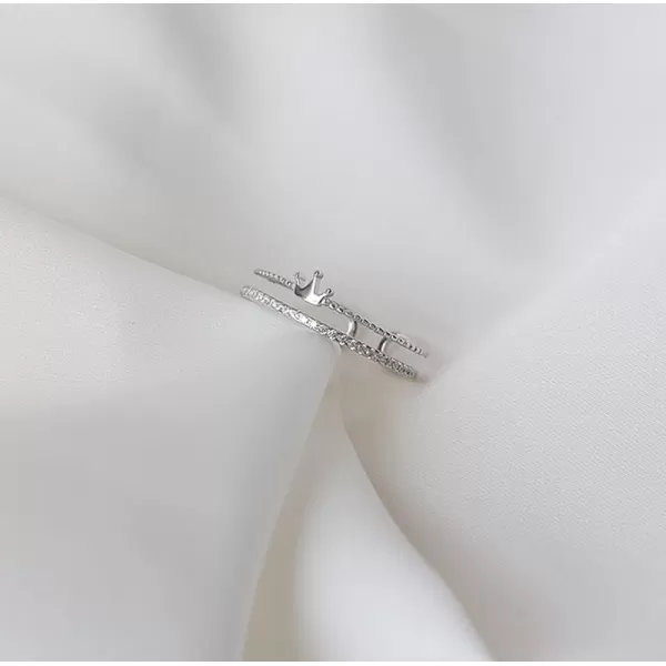 CZ Princess Crown 925 Sterling Silver Ring for Women Girls Crystal Promise Statement Expandable Layered Beaded Open Rings Adjustable Comfort Fit Jewelry Dainty Birthday Christmas Valentines GiftsCZ Princess Crown 925 Sterling Silver Ring for Women Girls Crystal Promise Statement Expandable Layered Beaded Open Rings Adjustable Comfort Fit Jewelry Dainty Birthday Christmas Valentines Gifts