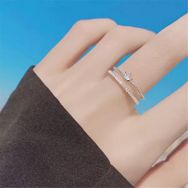 CZ Princess Crown 925 Sterling Silver Ring for Women Girls Crystal Promise Statement Expandable Layered Beaded Open Rings Adjustable Comfort Fit Jewelry Dainty Birthday Christmas Valentines GiftsCZ Princess Crown 925 Sterling Silver Ring for Women Girls Crystal Promise Statement Expandable Layered Beaded Open Rings Adjustable Comfort Fit Jewelry Dainty Birthday Christmas Valentines Gifts