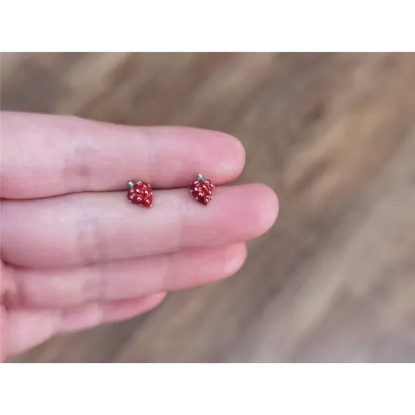 Cute Strawberry Fruits Earrings 925 Sterling Silver Small Stud Earring for Women Girls Red Enamel Lifelike Lucky Cartilage Tragus Post Hypoallergenic Dainty Jewelry Birthday Easter Gifts for Daughter NieceCute Strawberry Fruits Earrings 925 Sterling Silver Small Stud Earring for Women Girls Red Enamel Lifelike Lucky Cartilage Tragus Post Hypoallergenic Dainty Jewelry Birthday Easter Gifts for Daughter Niece