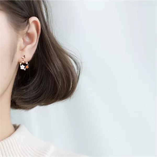 Dainty CZ Flower Butterfly Dangle Stud Earrings for Women Girls Sterling Silver Colorful Cubic Zirconia Star Round Wreath Small Studs Drop Dangling Garden Jewelry Rose GoldDainty CZ Flower Butterfly Dangle Stud Earrings for Women Girls Sterling Silver Colorful Cubic Zirconia Star Round Wreath Small Studs Drop Dangling Garden Jewelry Rose Gold
