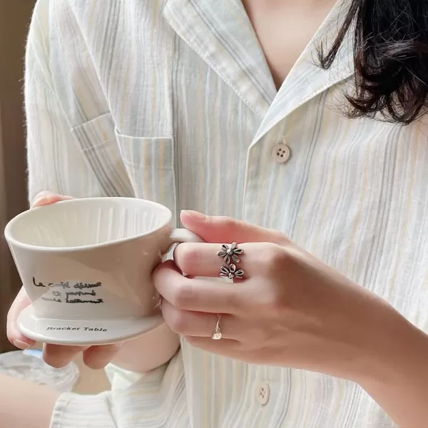 Daisy Flower 925 Sterling Silver Adjustable Open Ring for Women Girls Hypoallergenic Expandable Wedding Statement Finger Rings Comfort Fit Dainty Engagement Birthday Mothers Day Jewelry GiftDaisy Flower 925 Sterling Silver Adjustable Open Ring for Women Girls Hypoallergenic Expandable Wedding Statement Finger Rings Comfort Fit Dainty Engagement Birthday Mothers Day Jewelry Gift