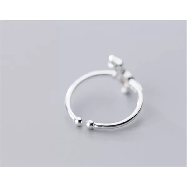Dinosaur S925 Sterling Silver Ring for Women Girls Men Polished Dragon Animal Expandable Open Finger Rings Adjustable Fashion Unisex Jewelry Christmas Birthday Dainty BFF GiftsDinosaur S925 Sterling Silver Ring for Women Girls Men Polished Dragon Animal Expandable Open Finger Rings Adjustable Fashion Unisex Jewelry Christmas Birthday Dainty BFF Gifts