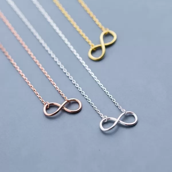Gold Infinity Love Pendant Necklace for Women Girls 925 Sterling Silver 14K Gold Plated Simple Cute Choker Chain Dainty Wedding Birthday Christmas Jewelry GiftGold Infinity Love Pendant Necklace for Women Girls 925 Sterling Silver 14K Gold Plated Simple Cute Choker Chain Dainty Wedding Birthday Christmas Jewelry Gift