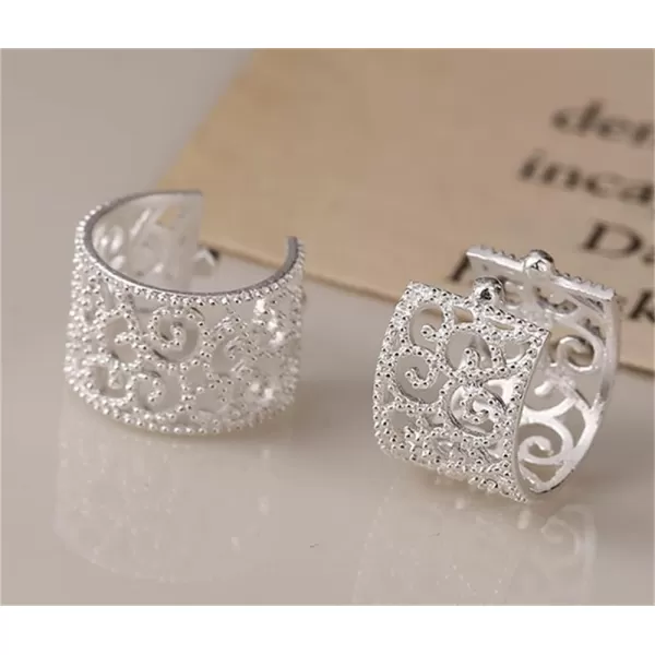 Huggies Filigree Open Hoop Cuff Wrap Earrings for Women Girls 925 Sterling Silver Cute Chunky Wide Texture Cartilage Adjustable Comfortable Fashion Wedding Birthday Christmas Jewelry Dainty GiftsHuggies Filigree Open Hoop Cuff Wrap Earrings for Women Girls 925 Sterling Silver Cute Chunky Wide Texture Cartilage Adjustable Comfortable Fashion Wedding Birthday Christmas Jewelry Dainty Gifts