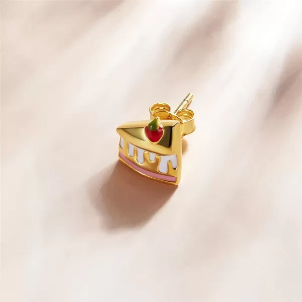 Hypoallergenic Cute Dessert Food Stud Earrings Sterling Silver Earring for Women Girls Preteens 14K Gold Plated Small Sweet Treats Studs Cartilage Creative Ear Piercing Post Nickel Free Y2K JewelryHypoallergenic Cute Dessert Food Stud Earrings Sterling Silver Earring for Women Girls Preteens 14K Gold Plated Small Sweet Treats Studs Cartilage Creative Ear Piercing Post Nickel Free Y2K Jewelry