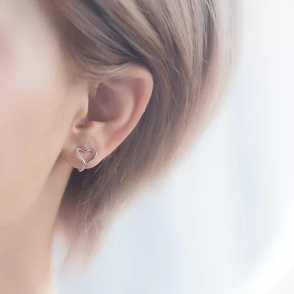 Minimalist Love Bead Cuff Open Hoop Clip on Earrings for Women Teen Girls Kids 925 Sterling Silver 18K White Gold Plated Small Heart Cute Cartilage Climber for Non Piercing Upper Ear Huggie GiftsMinimalist Love Bead Cuff Open Hoop Clip on Earrings for Women Teen Girls Kids 925 Sterling Silver 18K White Gold Plated Small Heart Cute Cartilage Climber for Non Piercing Upper Ear Huggie Gifts