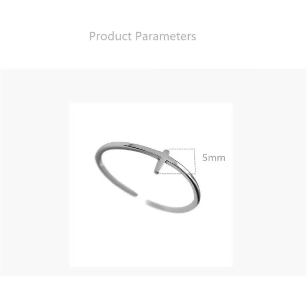 Minimalist Open Band S925 Sterling Silver Rings for Women Girls Men Sideways Cross Faith Promise Expendable Stackable Comfort Fit Knuckle Finger Ring Love Hope Wedding Engatement Gift Silver CrossMinimalist Open Band S925 Sterling Silver Rings for Women Girls Men Sideways Cross Faith Promise Expendable Stackable Comfort Fit Knuckle Finger Ring Love Hope Wedding Engatement Gift Silver Cross