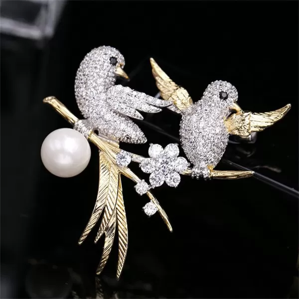 Rhinestone Birds Brooch Pin for Women Men Fashion Crystal Animal Brooches Lapel Pins Elegant Dress Accessories Jewelry Gift Box Boutonniere Corsage for Hat Bag Suit Tie Wedding Birthday ChristmasRhinestone Birds Brooch Pin for Women Men Fashion Crystal Animal Brooches Lapel Pins Elegant Dress Accessories Jewelry Gift Box Boutonniere Corsage for Hat Bag Suit Tie Wedding Birthday Christmas