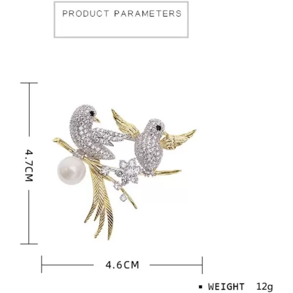 Rhinestone Birds Brooch Pin for Women Men Fashion Crystal Animal Brooches Lapel Pins Elegant Dress Accessories Jewelry Gift Box Boutonniere Corsage for Hat Bag Suit Tie Wedding Birthday ChristmasRhinestone Birds Brooch Pin for Women Men Fashion Crystal Animal Brooches Lapel Pins Elegant Dress Accessories Jewelry Gift Box Boutonniere Corsage for Hat Bag Suit Tie Wedding Birthday Christmas