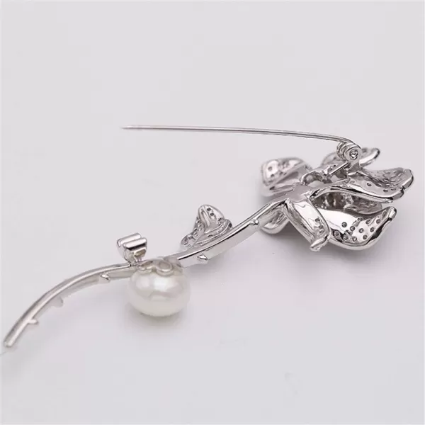 Rhinestone Flower Brooch Pin for Women Girls Fashion Dainty Crystal CZ Vintage Imitation Pearl Brooch Lapel Pin Dress Suit Accessories Jewelry Christmas Winter Birthday Holiday Unisex GiftsRhinestone Flower Brooch Pin for Women Girls Fashion Dainty Crystal CZ Vintage Imitation Pearl Brooch Lapel Pin Dress Suit Accessories Jewelry Christmas Winter Birthday Holiday Unisex Gifts