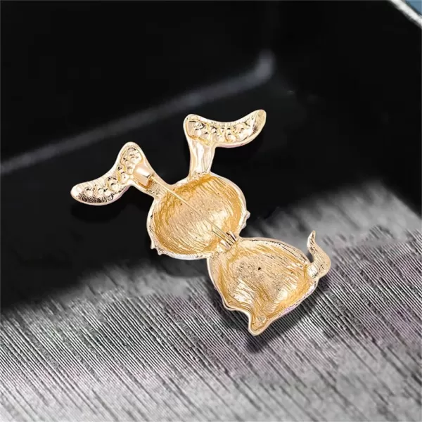 Rhinestone Pink Rabbit Animal Brooch Pin for Women Girls Teens Gold Plated Cute Crystal Cartoon Bunny Brooches Lapel Pins Lucky Decor Dress Accessories Easter Holiday Jewelry Gift for Daughter Niece PetLoverRhinestone Pink Rabbit Animal Brooch Pin for Women Girls Teens Gold Plated Cute Crystal Cartoon Bunny Brooches Lapel Pins Lucky Decor Dress Accessories Easter Holiday Jewelry Gift for Daughter Niece PetLover