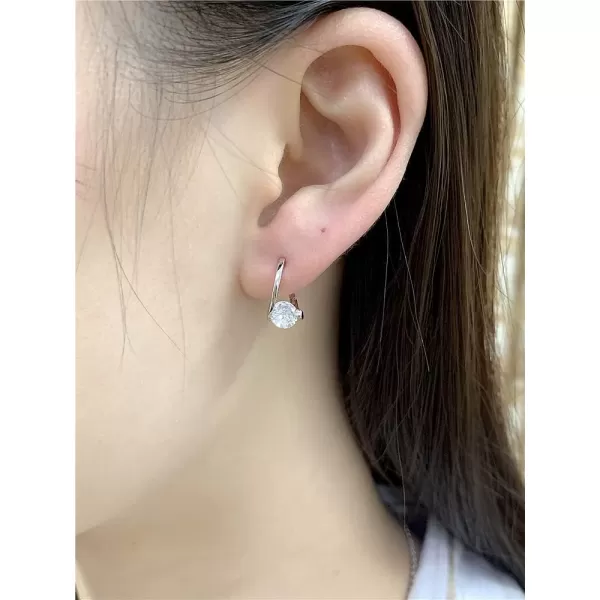 Round CZ Huggie Hoop Earrings for Women Girls 925 Sterling Silver Hypoallergenic Circle Cubic Zirconia Small Hoops Cartilage Fashion Dainty Birthday Wedding Jewelry Gifts for HerRound CZ Huggie Hoop Earrings for Women Girls 925 Sterling Silver Hypoallergenic Circle Cubic Zirconia Small Hoops Cartilage Fashion Dainty Birthday Wedding Jewelry Gifts for Her