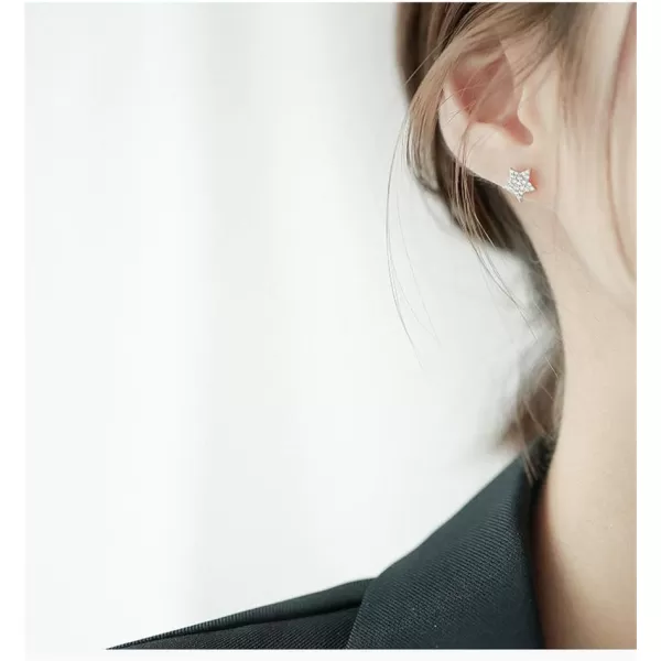 Star Moon Asymmetrical CZ Stud Tassel Chain Dangle Drop Earrings for Women Girls S925 Sterling Silver Crystal Star Crescent Constallation Tragus Post Pin Hypoallergenic Earring Delicate GiftStar Moon Asymmetrical CZ Stud Tassel Chain Dangle Drop Earrings for Women Girls S925 Sterling Silver Crystal Star Crescent Constallation Tragus Post Pin Hypoallergenic Earring Delicate Gift