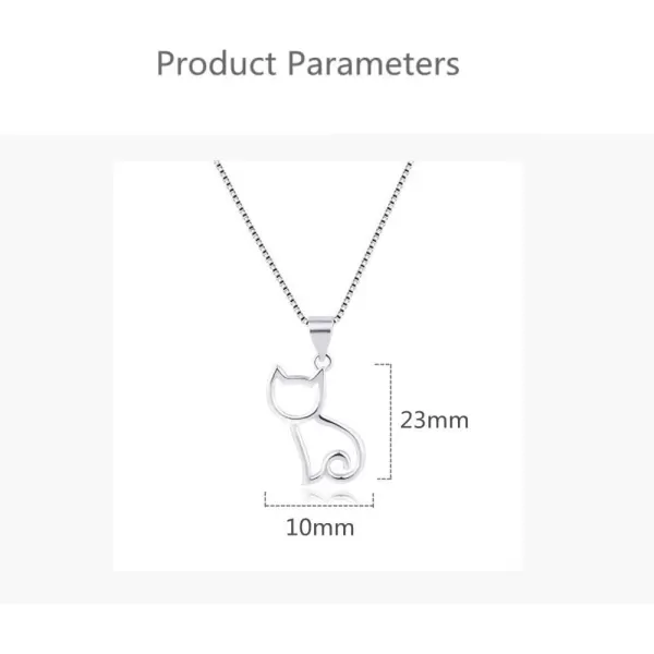 Sterling Silver Cat Necklace for Women Teen Girls Hypoallergenic Cute Animal Pet Hollow Kitten Pendant Necklaces Adjustable 18 Box Chain Dainty Jewelry for Daughter NieceSterling Silver Cat Necklace for Women Teen Girls Hypoallergenic Cute Animal Pet Hollow Kitten Pendant Necklaces Adjustable 18 Box Chain Dainty Jewelry for Daughter Niece