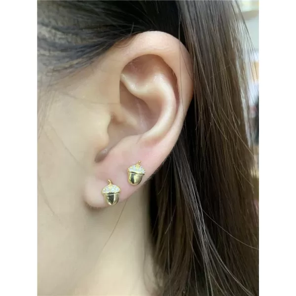 Tiny Cute Pinecone Earrings for Women Girls S925 Sterling Silver 14K Gold Plated Cubic Zirconia Hypoallergenic Dainy Mini Small Studs Cartilage Forest Fruit Christmas Statement Jewelry Gifts forTiny Cute Pinecone Earrings for Women Girls S925 Sterling Silver 14K Gold Plated Cubic Zirconia Hypoallergenic Dainy Mini Small Studs Cartilage Forest Fruit Christmas Statement Jewelry Gifts for