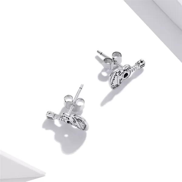 Vintage Music Guitar Earrings for Women Girls 925 Sterling Silver Hypoallergenic Small Cute Hollow Engraved Stud Cartilage Tragus Post Punk Rock and Roll Jewelry Gifts Birthday Christmas HolidayVintage Music Guitar Earrings for Women Girls 925 Sterling Silver Hypoallergenic Small Cute Hollow Engraved Stud Cartilage Tragus Post Punk Rock and Roll Jewelry Gifts Birthday Christmas Holiday