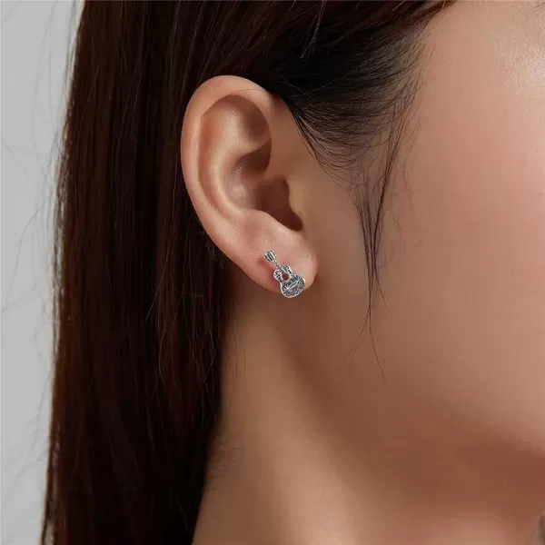 Vintage Music Guitar Earrings for Women Girls 925 Sterling Silver Hypoallergenic Small Cute Hollow Engraved Stud Cartilage Tragus Post Punk Rock and Roll Jewelry Gifts Birthday Christmas HolidayVintage Music Guitar Earrings for Women Girls 925 Sterling Silver Hypoallergenic Small Cute Hollow Engraved Stud Cartilage Tragus Post Punk Rock and Roll Jewelry Gifts Birthday Christmas Holiday