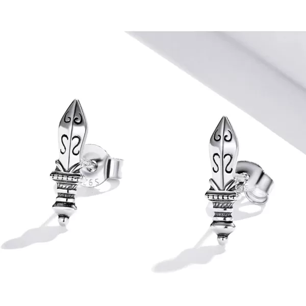 Vintage Small Dagger Stud Earrings for Women Girls 925 Sterling Silver Hypoallergenic Engraved Sword Studs Cartilage Tragus Post Pin Boho Dainty Halloween Holiday Christmas Jewelry Unique GiftsVintage Small Dagger Stud Earrings for Women Girls 925 Sterling Silver Hypoallergenic Engraved Sword Studs Cartilage Tragus Post Pin Boho Dainty Halloween Holiday Christmas Jewelry Unique Gifts