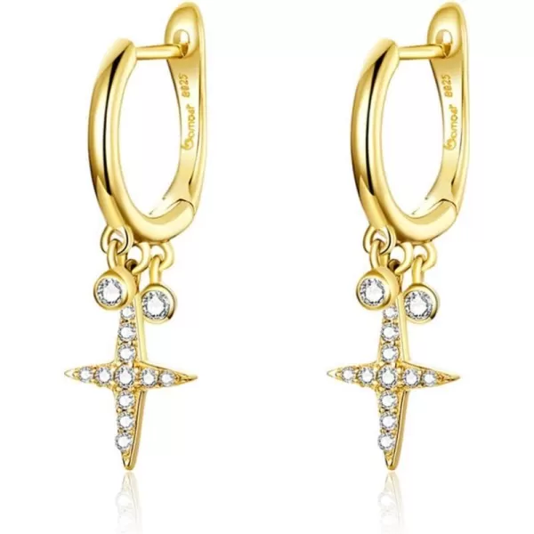 CZ Cross Dangle Hoop Earrings for Women Girls Sterling Silver 14K Gold Plated Charms Round Crystal Drop Dangling Huggie Cartilage Cuff Helix Stud Leverback Christian Jewelry Christmas GiftsCZ Cross Dangle Hoop Earrings for Women Girls Sterling Silver 14K Gold Plated Charms Round Crystal Drop Dangling Huggie Cartilage Cuff Helix Stud Leverback Christian Jewelry Christmas Gifts