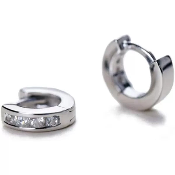 CZ Tiny Small Hoop Earring for Women Teen Girls S925 Sterling Silver Micro Huggie Hoops Upper Hole Ear Cuff Cartilage Hypoallergenic Fashion Mini Crystal Jewelry 45mmCZ Tiny Small Hoop Earring for Women Teen Girls S925 Sterling Silver Micro Huggie Hoops Upper Hole Ear Cuff Cartilage Hypoallergenic Fashion Mini Crystal Jewelry 45mm