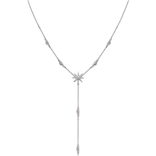 Crystal Star Drop Y Necklace for Women Girls S925 Sterling Silver 14K White Gold Plated Charms CZ Diamond Snowflake Starlet Bar Pendant Lariat Chain Delicate Huggie Adjustable Shiny Jewelry Gift BoxCrystal Star Drop Y Necklace for Women Girls S925 Sterling Silver 14K White Gold Plated Charms CZ Diamond Snowflake Starlet Bar Pendant Lariat Chain Delicate Huggie Adjustable Shiny Jewelry Gift Box