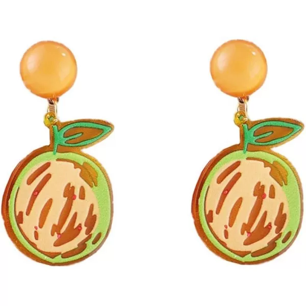 Cute Acrylic Fruit Dangle Earrings for Women Girls Lovely Resin Graffiti Grapefruit Orange Drop Stud Hypoallergenic Lightweight Birthday Party Y2K Jewelry Gift for Daughter NieceCute Acrylic Fruit Dangle Earrings for Women Girls Lovely Resin Graffiti Grapefruit Orange Drop Stud Hypoallergenic Lightweight Birthday Party Y2K Jewelry Gift for Daughter Niece