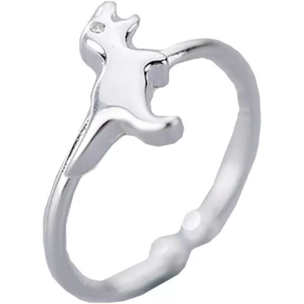 Dinosaur S925 Sterling Silver Ring for Women Girls Men Polished Dragon Animal Expandable Open Finger Rings Adjustable Fashion Unisex Jewelry Christmas Birthday Dainty BFF GiftsDinosaur S925 Sterling Silver Ring for Women Girls Men Polished Dragon Animal Expandable Open Finger Rings Adjustable Fashion Unisex Jewelry Christmas Birthday Dainty BFF Gifts