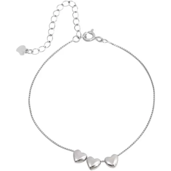 Many Love Heart Bracelet for Women Teen Girls 925 Sterling Silver Cute Floating Charms Adjustable Box Chain Dainty Christmas Valentine Birthday Jewelry Gift Daughter GirlfriendMany Love Heart Bracelet for Women Teen Girls 925 Sterling Silver Cute Floating Charms Adjustable Box Chain Dainty Christmas Valentine Birthday Jewelry Gift Daughter Girlfriend