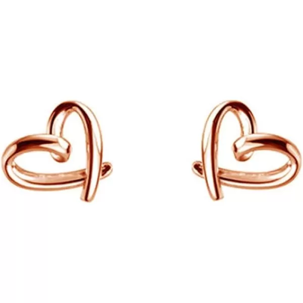 Minimalist Heart Sterling Silver Earrings for Women Girls Teens Charm Hollow Love Hearted Stud Tiny Small Cartilage Tragus Post Pin Hypoallergenic Pierced Ear Jewelry Birthday Valentines Day GiftsMinimalist Heart Sterling Silver Earrings for Women Girls Teens Charm Hollow Love Hearted Stud Tiny Small Cartilage Tragus Post Pin Hypoallergenic Pierced Ear Jewelry Birthday Valentines Day Gifts