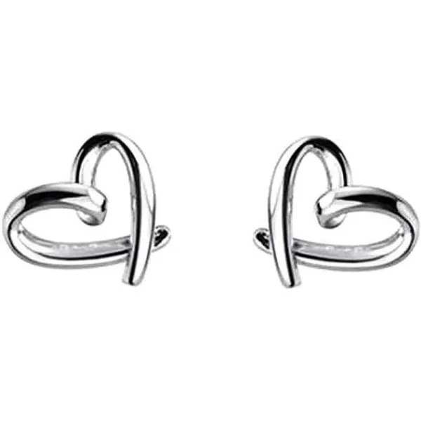 Minimalist Heart Sterling Silver Earrings for Women Girls Teens Charm Hollow Love Hearted Stud Tiny Small Cartilage Tragus Post Pin Hypoallergenic Pierced Ear Christmas Birthday Halloween Thanksgiving Jewelry GiftsMinimalist Heart Sterling Silver Earrings for Women Girls Teens Charm Hollow Love Hearted Stud Tiny Small Cartilage Tragus Post Pin Hypoallergenic Pierced Ear Christmas Birthday Halloween Thanksgiving Jewelry Gifts