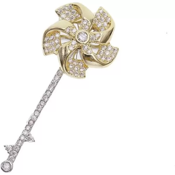 Rhinestone Windmill Brooch Pin for Women Men Fashion Crystal Delicate Lucky Fidget Lapel Pins Elegant Dress Accessories Jewelry Gift Box Wedding Birthday HolidayRhinestone Windmill Brooch Pin for Women Men Fashion Crystal Delicate Lucky Fidget Lapel Pins Elegant Dress Accessories Jewelry Gift Box Wedding Birthday Holiday