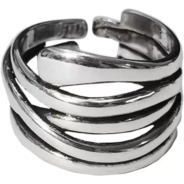 Silver Cross Ring Enhancers for Women Girls Vintage Chunky Wide Open Band Statement Engagement Knuckle Finger Rings Comfort Fit Fashion Punk Personalized Jewelry BFF Gifts IntertwinedSilver Cross Ring Enhancers for Women Girls Vintage Chunky Wide Open Band Statement Engagement Knuckle Finger Rings Comfort Fit Fashion Punk Personalized Jewelry BFF Gifts Intertwined