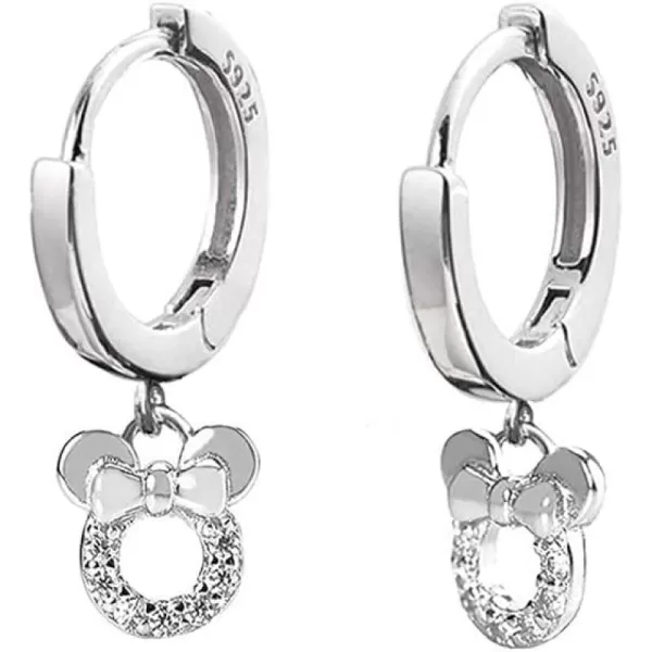 Small Mouse Dangle Hoop Earrings for Women Girls 925 Sterling Silver Cubic Zirconia Charm Animal Mice Huggie Sleeper Hoops Cartilage Hypoallergenic for Sensitive Ear Jewelry Clear CZSmall Mouse Dangle Hoop Earrings for Women Girls 925 Sterling Silver Cubic Zirconia Charm Animal Mice Huggie Sleeper Hoops Cartilage Hypoallergenic for Sensitive Ear Jewelry Clear CZ