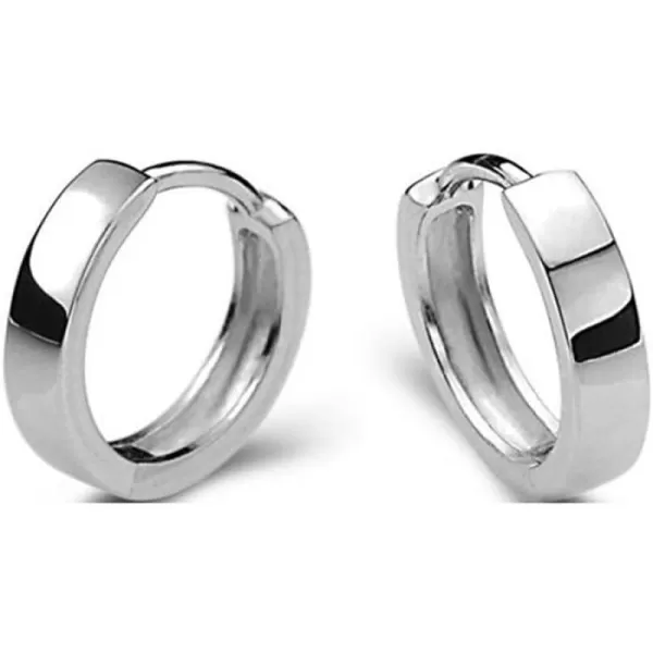 Tiny Small Hoop Sleeper Earrings 925 Sterling Silver with 18K White Gold Plated for Women Men Girls Cartilage Sensitive Ears Dainty Huggie HoopsTiny Small Hoop Sleeper Earrings 925 Sterling Silver with 18K White Gold Plated for Women Men Girls Cartilage Sensitive Ears Dainty Huggie Hoops