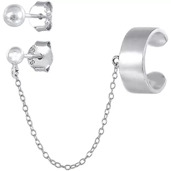 Vintage Ball Chain Ear Cuff Cartilage Crawler Climber Earrings for Women Girls 925 Sterling Silver Small Hoop Wrap Clip on Slave Tassel Drop Dangle 34mm Ball Bead Studs Asymmetrical Oxidized JewelryVintage Ball Chain Ear Cuff Cartilage Crawler Climber Earrings for Women Girls 925 Sterling Silver Small Hoop Wrap Clip on Slave Tassel Drop Dangle 34mm Ball Bead Studs Asymmetrical Oxidized Jewelry