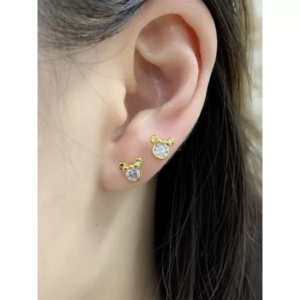 20g Cute Mouse Small Stud Earrings for Women Girls Daughter 925 Sterling Silver Hypoallergenic Cubic Zirconia Crystal Bowknot Animal Mice Piercing Cartilage Tragus Post Dainty Gifts Birthday20g Cute Mouse Small Stud Earrings for Women Girls Daughter 925 Sterling Silver Hypoallergenic Cubic Zirconia Crystal Bowknot Animal Mice Piercing Cartilage Tragus Post Dainty Gifts Birthday
