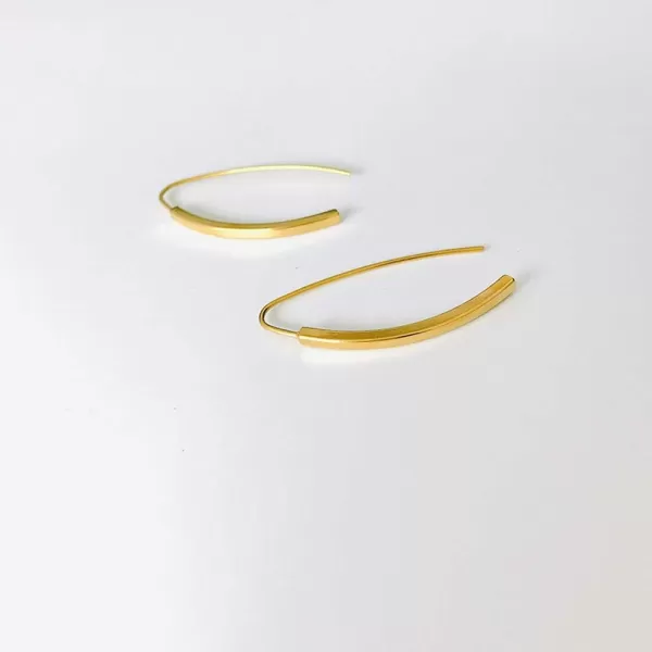 Arc Bar Dangle Drop Earrings for Women Girls Stainess Steel 14K Gold Plated Simple Minimalist Geometric Rectangular Open Wire Hoop Cuff Curving Threader Hypoallergenic Stud Personalized Jewelry GiftsArc Bar Dangle Drop Earrings for Women Girls Stainess Steel 14K Gold Plated Simple Minimalist Geometric Rectangular Open Wire Hoop Cuff Curving Threader Hypoallergenic Stud Personalized Jewelry Gifts