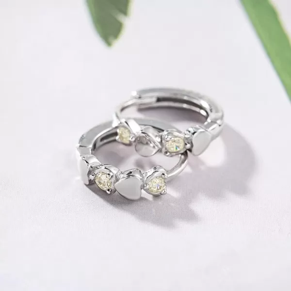 Double Love Heart Cubic Zirconia Sleeper Small Hoop Earrings for Women Teen Girls Sterling Silver Cartilage Tiny Cute Huggie Hoops Hypoallergenic for Sensitive Ear Light Yellow CZDouble Love Heart Cubic Zirconia Sleeper Small Hoop Earrings for Women Teen Girls Sterling Silver Cartilage Tiny Cute Huggie Hoops Hypoallergenic for Sensitive Ear Light Yellow CZ