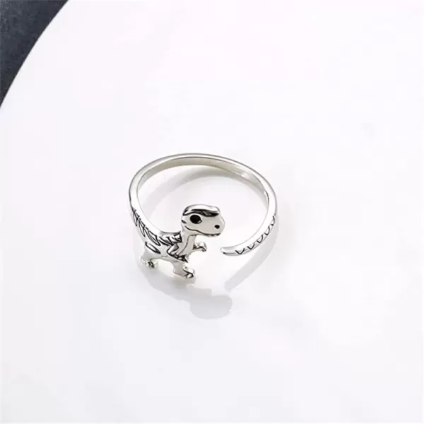 Open Dinosaur Ring for Women Girls Cute Adjustable Expandable Tyrannosaurus Statement Finger Rings Comfort Fit Easter Halloween Birthday Jewelry Dainty GiftOpen Dinosaur Ring for Women Girls Cute Adjustable Expandable Tyrannosaurus Statement Finger Rings Comfort Fit Easter Halloween Birthday Jewelry Dainty Gift