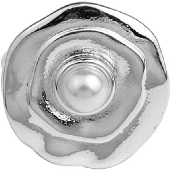 Dtja Fashion Shell Pearl Statement Ring for Women Girls Silver Plated Round Flower Shape Expandable Adjustable Open Wrap Finger Rings Comfort Fit Unique Birthday Valentine Y2K Party JewelryDtja Fashion Shell Pearl Statement Ring for Women Girls Silver Plated Round Flower Shape Expandable Adjustable Open Wrap Finger Rings Comfort Fit Unique Birthday Valentine Y2K Party Jewelry